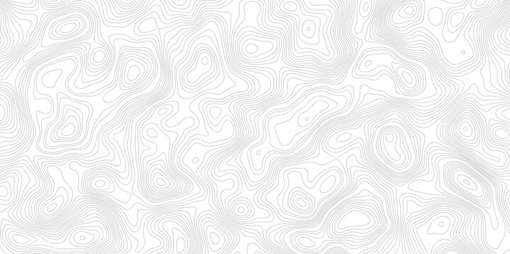 Abstract black and white topographic contours lines of mountains. Topography map art curve drawing. vector illustration Topography map art curve drawing.

