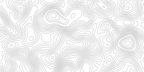 Abstract black and white topographic contours lines of mountains. Topography map art curve drawing. vector illustration Topography map art curve drawing.

