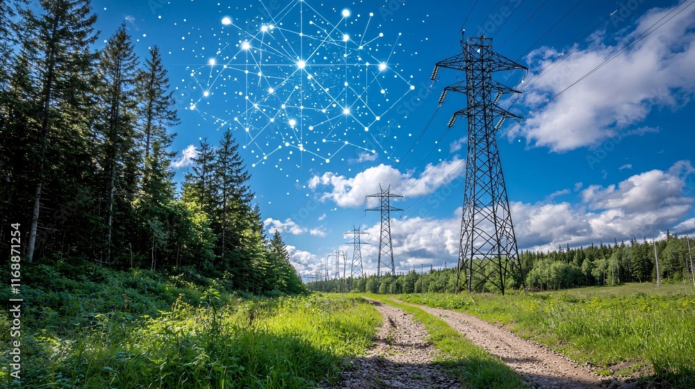 Poster conservation energy smart grids innovation advanced control panels managing smart grid networks stoc