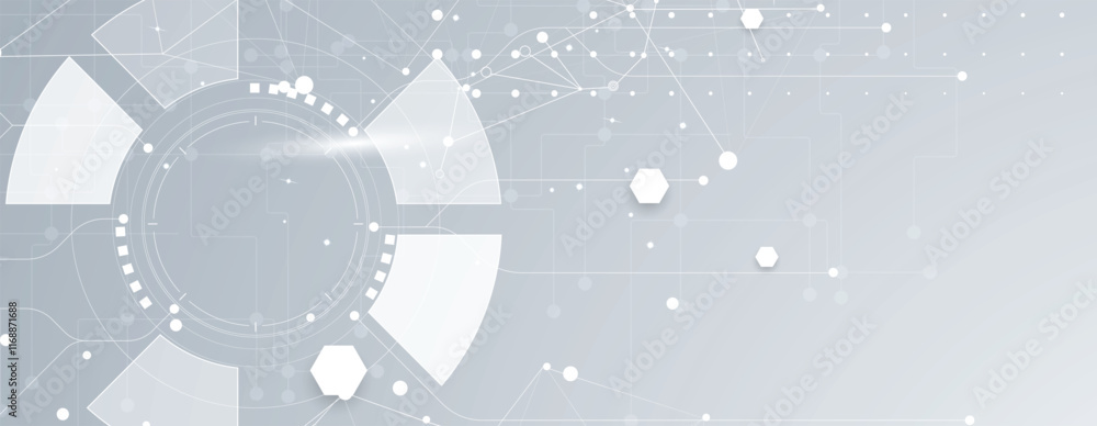 Aufkleber technology abstract futuristic background for internet business. big data concept.