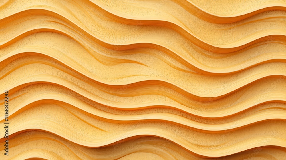 Aufkleber abstract wavy background in soft warm tones for design projects