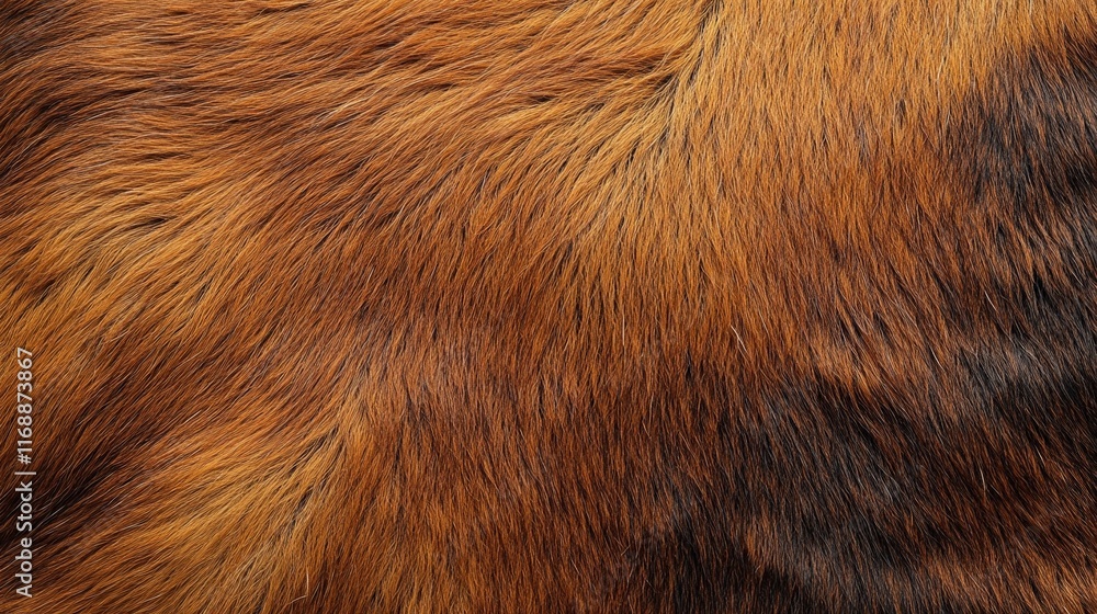 Poster high-resolution texture of lion fur displaying rich warm tones and natural variations for creative d
