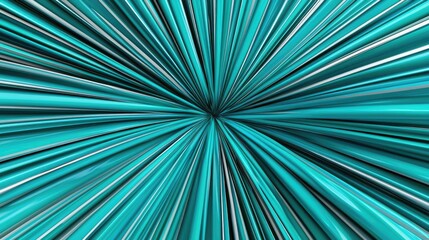 Burst abstract background idea. Abstract design featuring dynamic lines radiating in a vibrant teal color.