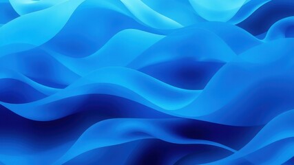 Obraz premium Abstract Blue Wave Pattern Design for Digital Backgrounds