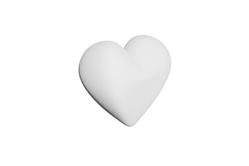 white heart shaped, heart icon
