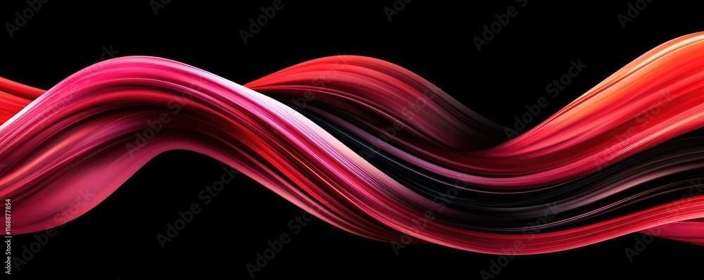 Poster burst abstract background idea. elegant flowing waves of red and black, perfect for modern designs a