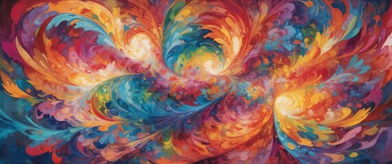 The Dance of Colors A Modern Masterpiece