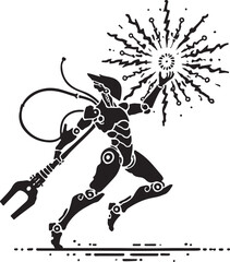 Energy Manipulator Vector Illustration