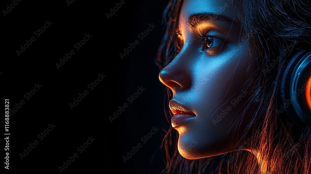 Poster business smart ai solutions efficiency virtual assistants performing tasks in futuristic corporate e
