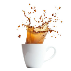 Coffee Splash: A Dynamic Image 