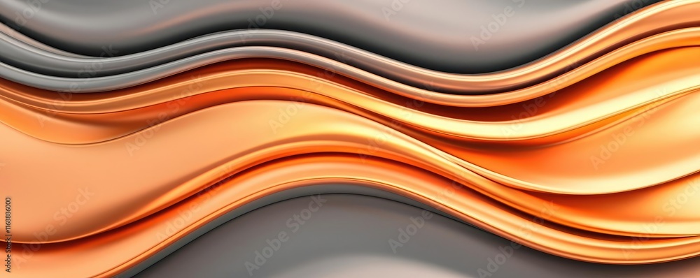 Aufkleber burst abstract background idea. abstract wavy patterns in orange and gray, perfect for modern design