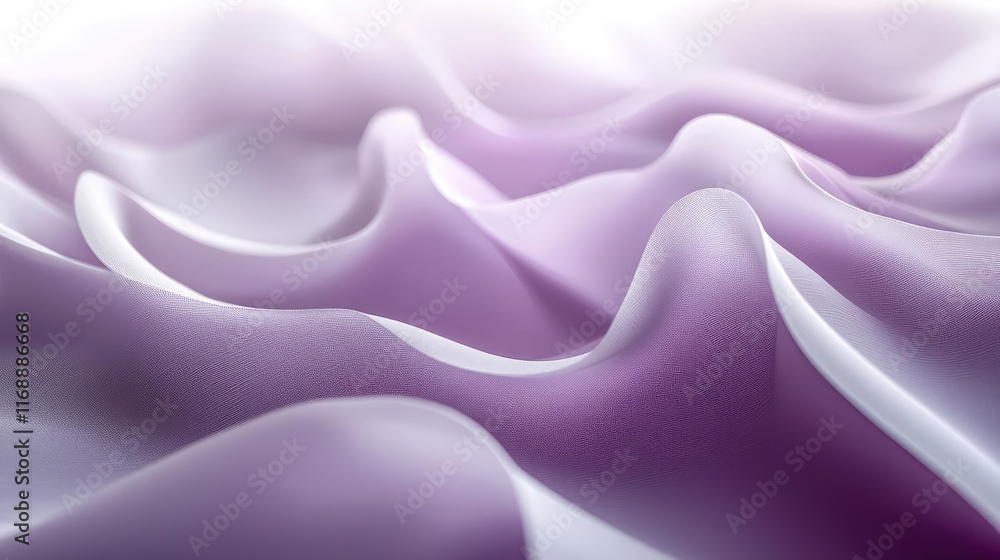 Poster grungy abstract background concept. abstract texture of flowing fabric in soft purple and white wave