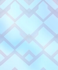 Modern Geometric Chevron Pattern in Soothing Blues