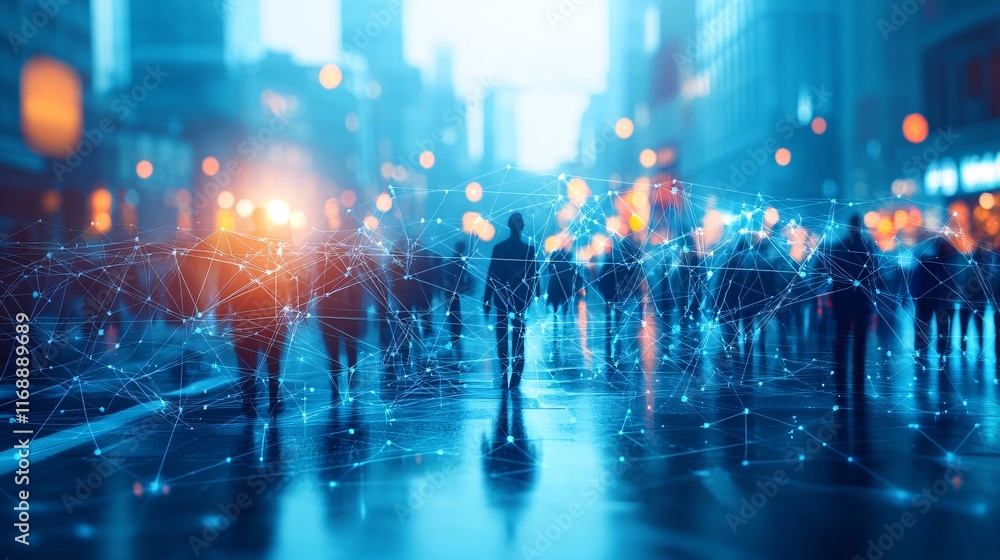 Aufkleber Business Smart AI Solutions Efficiency machine learning algorithms enhancing retail experiences Stock Photo with side copy space