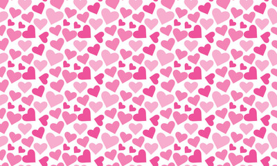 Pink heart background for valentine