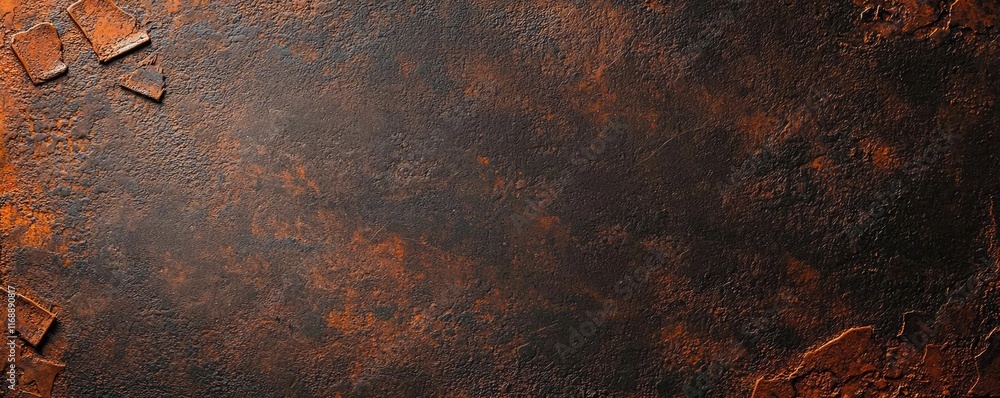 Aufkleber grungy abstract background concept. rustic texture background with rich brown and copper tones for c