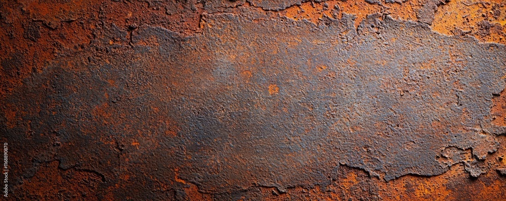 Poster grungy abstract background concept. close-up of rusty metal surface with peeling paint and texture, 