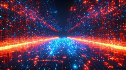 Business Smart Data Analytics Insights streamlined analytical processes for strategic business insights Stock Photo with side copy space