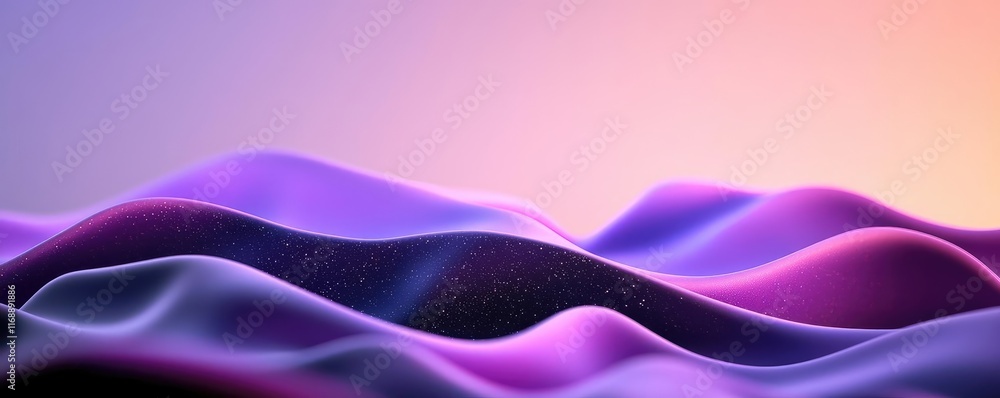 Poster galaxy abstract background concept. abstract wave pattern in vibrant purple and pink tones, creating