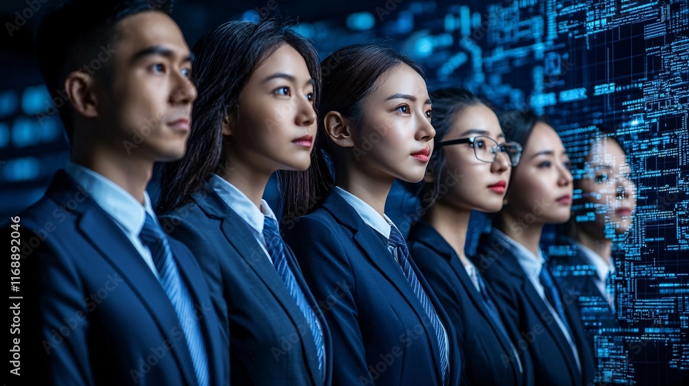Poster business smart digital transformation success teams adopting transformative strategies for success s