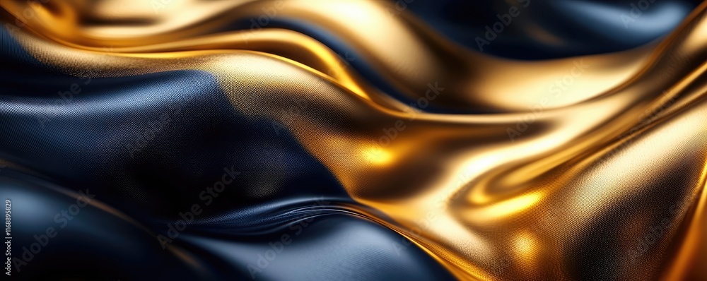 Poster burst abstract background idea. elegant fabric textures with rich gold and dark tones, perfect for d