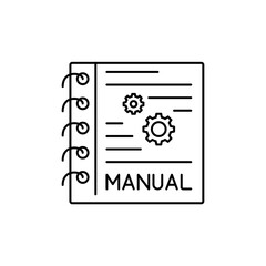 Outline Training Manual icon, an instructional guide used during training.