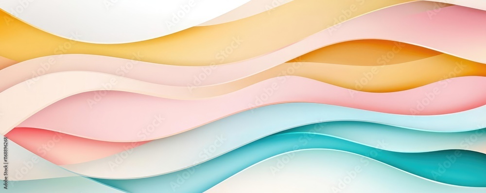 Poster grungy abstract background concept. abstract wavy background in pastel colors for creative design an