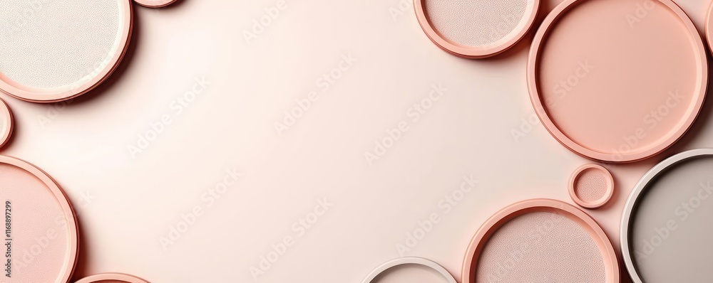 Poster grungy abstract background concept. abstract design with circular shapes in soft colors for modern b