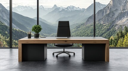 Conservative Sustainability Minimalist Design Efficiency minimalist interiors with natural light and wood accents Stock Photo with side copy space