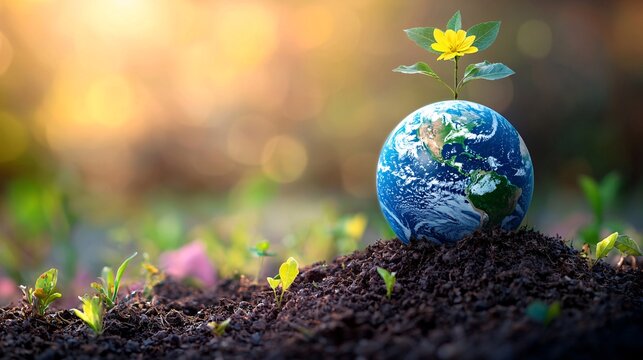 Conservative Sustainability Ethical Practices Implementation community markets with locally sourced sustainable products Stock Photo with side copy space