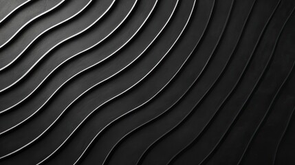 Chalkboard abstract background concept. Abstract wavy lines create a modern and dynamic texture in dark tones.