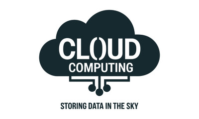 Cloud Computing and Big Data Vector Graphics