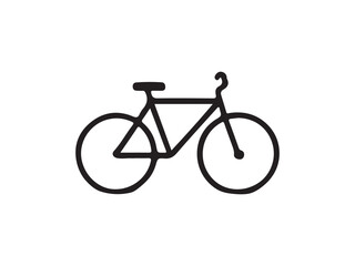 Obraz premium bicycle isolated on white background
