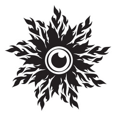 Fire Eye Tattoo represents power