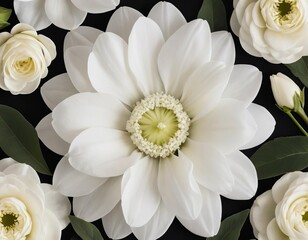 A table with a lit candle and white flowers, with a condolence message written in front