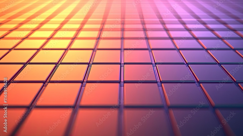 Poster grid abstract background idea. a vibrant grid of colored tiles showcasing a modern abstract design.