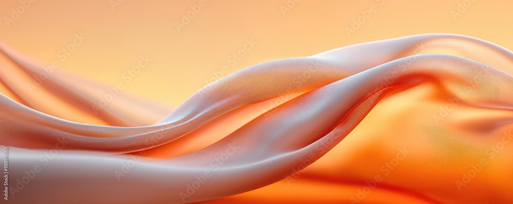 Poster velvet abstract background idea. a smooth wave of elegant fabric showcasing soft hues and delicate t
