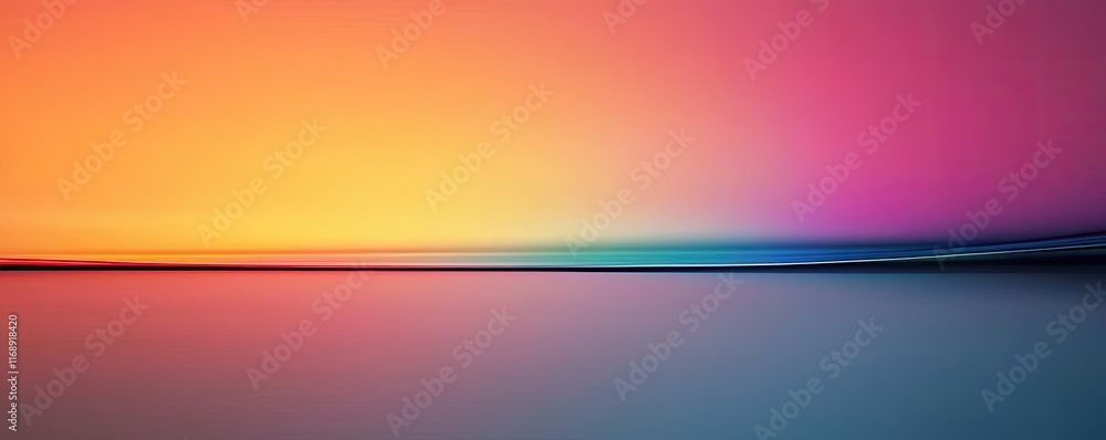 Poster rainbow abstract background concept. a vibrant gradient landscape showcasing an enchanting color tra