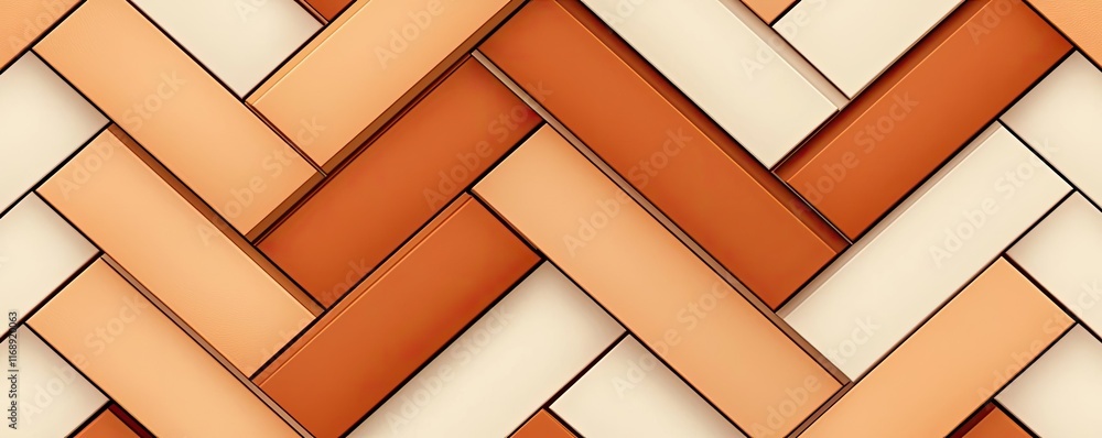 Poster mosaic abstract background idea. textured pattern showcasing an intricate woven design in warm hues 