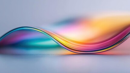 Rainbow abstract background concept. Colorful wave patterns with smooth gradients create a vibrant abstract background.