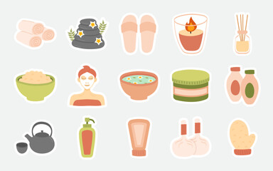 Women Spa Treatment Illustration Pack