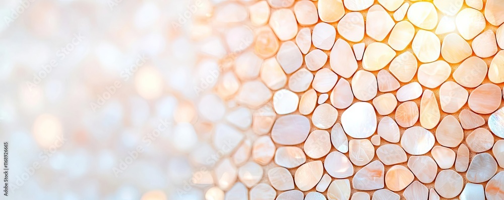Poster mosaic abstract background idea. abstract background featuring pastel-colored stones with a soft glo