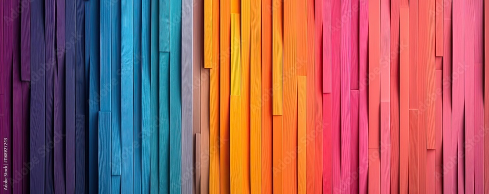 Poster rainbow abstract background concept. vibrant colored vertical stripes create a dynamic and modern ab