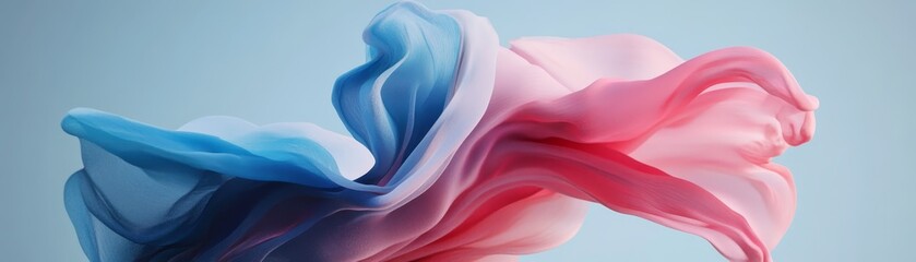 Fototapeta premium Pink and blue abstract painting, a vibrant dynamic artwork for modern decor vivid