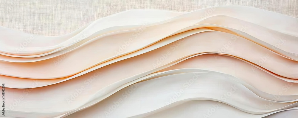 Poster ink abstract background concept. soft flowing layers of pastel colors create a soothing abstract bac