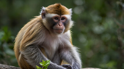 Fototapeta premium The beautiful monkey