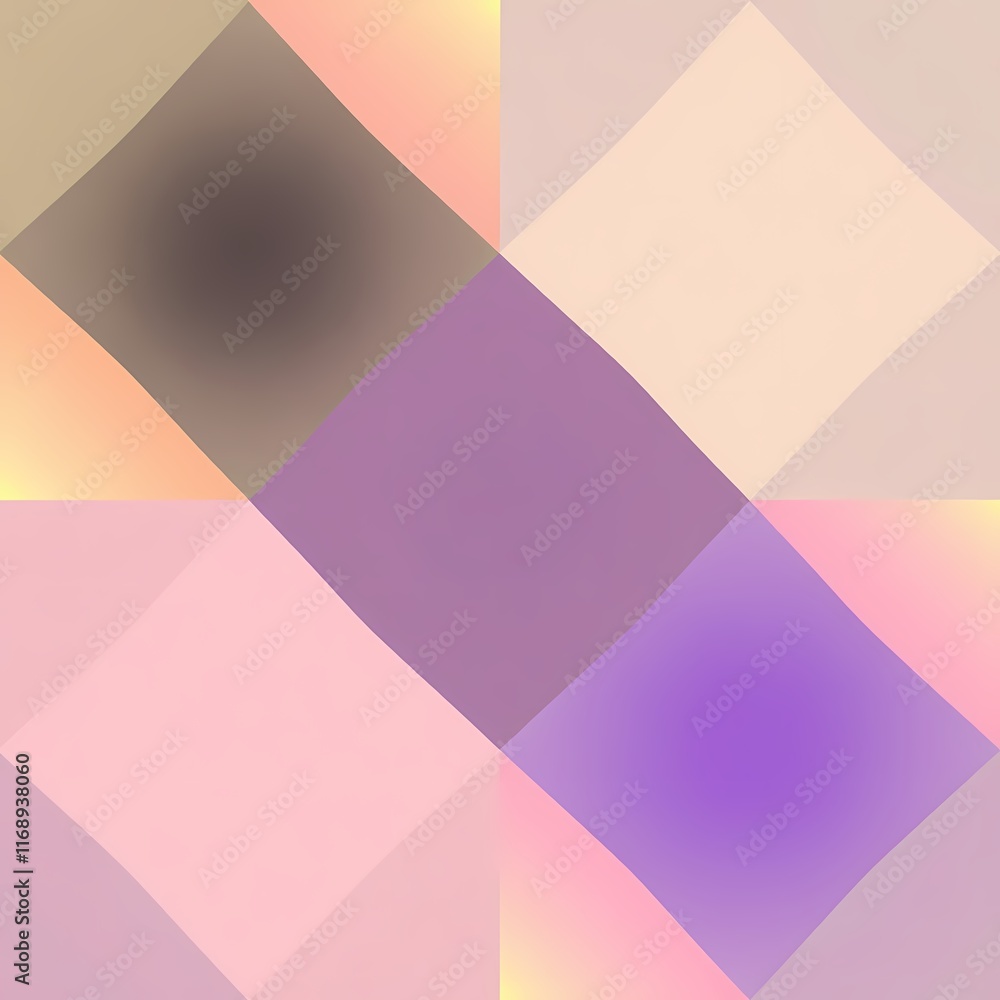 Poster abstract geometric pattern: a captivating abstract composition with soft, blended colors in a patter