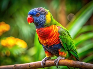 Obraz premium High-resolution Papugi bird photography showcases colorful parrots and exotic wildlife.