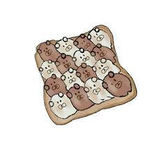 gingerbread cookie isolated on white