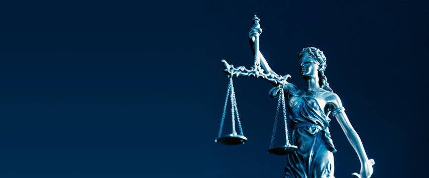 Lady Justice statue. Law and justice concept